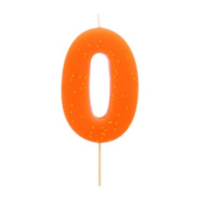 Vela 0 Laranja Flúor